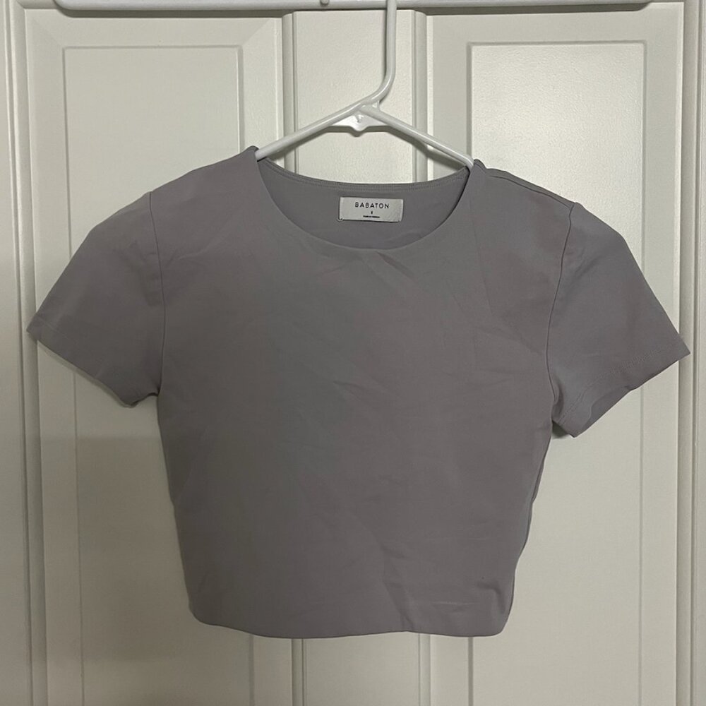 Aritzia Contour Crew Cropped T-Shirt